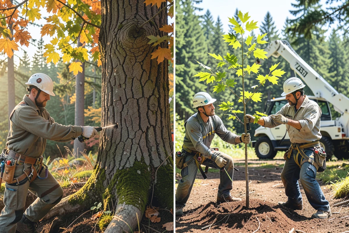 Tree Removal in South Prairie, Pierce County, WA - Site assessment and planning