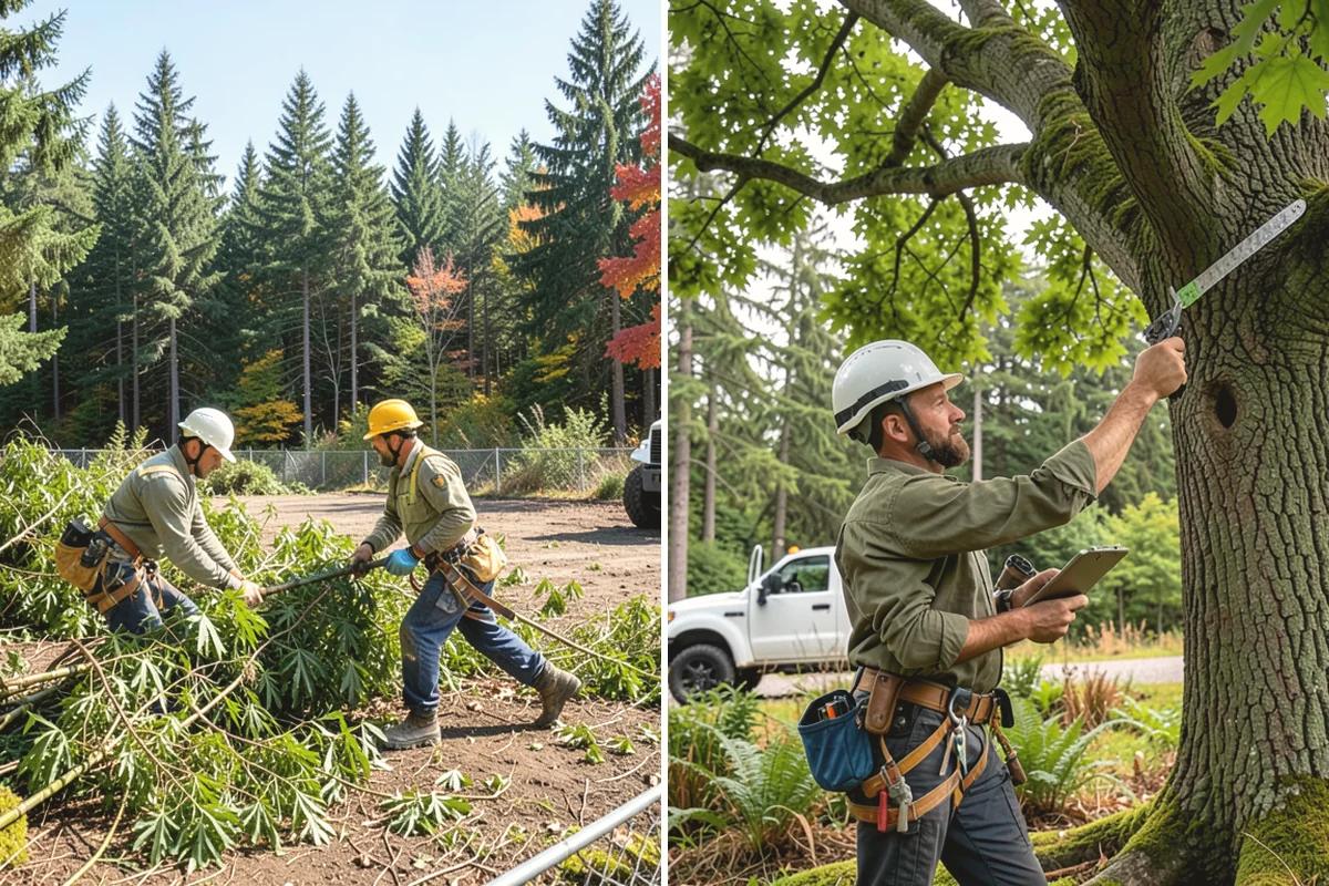 Tree Removal in Steilacoom, Pierce County, WA - Site assessment and planning