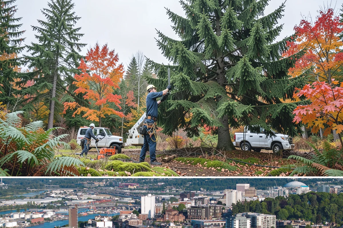Tree Removal in Tacoma, Pierce County, WA - Tree removal can be performed year-round in the Puget Sound climate but is often scheduled during drier months to ensure stable...