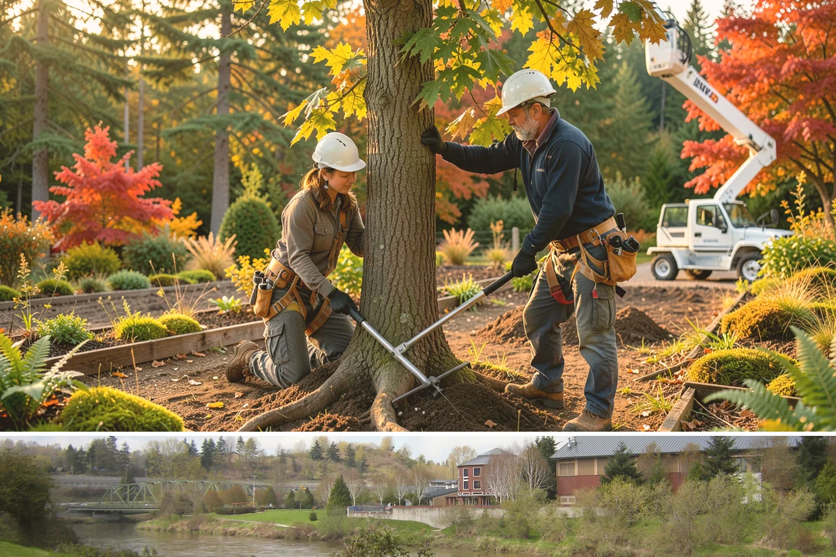 Tree Removal in Tukwila, King County, WA - Tree removal can be performed year-round in the Puget Sound climate but is often scheduled during drier months to ensure stable...
