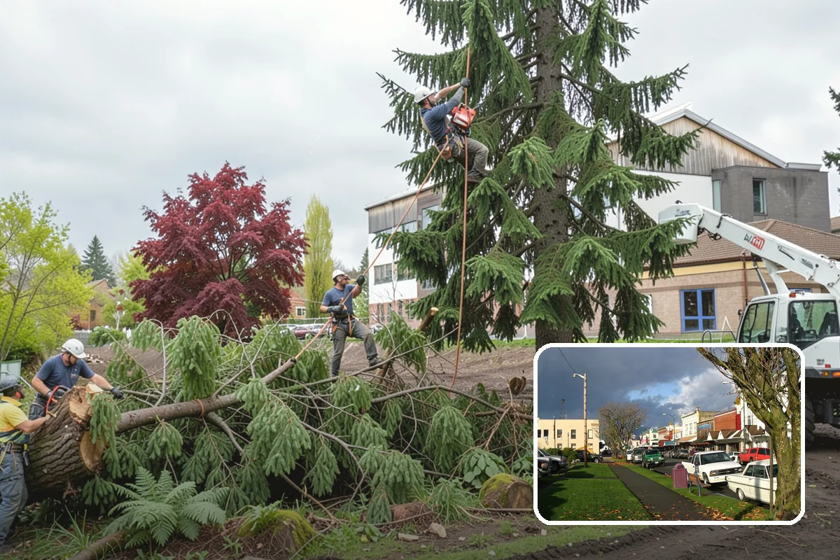 Tree replacement in Arlington, Snohomish County, WA - Restores and expands tree cover