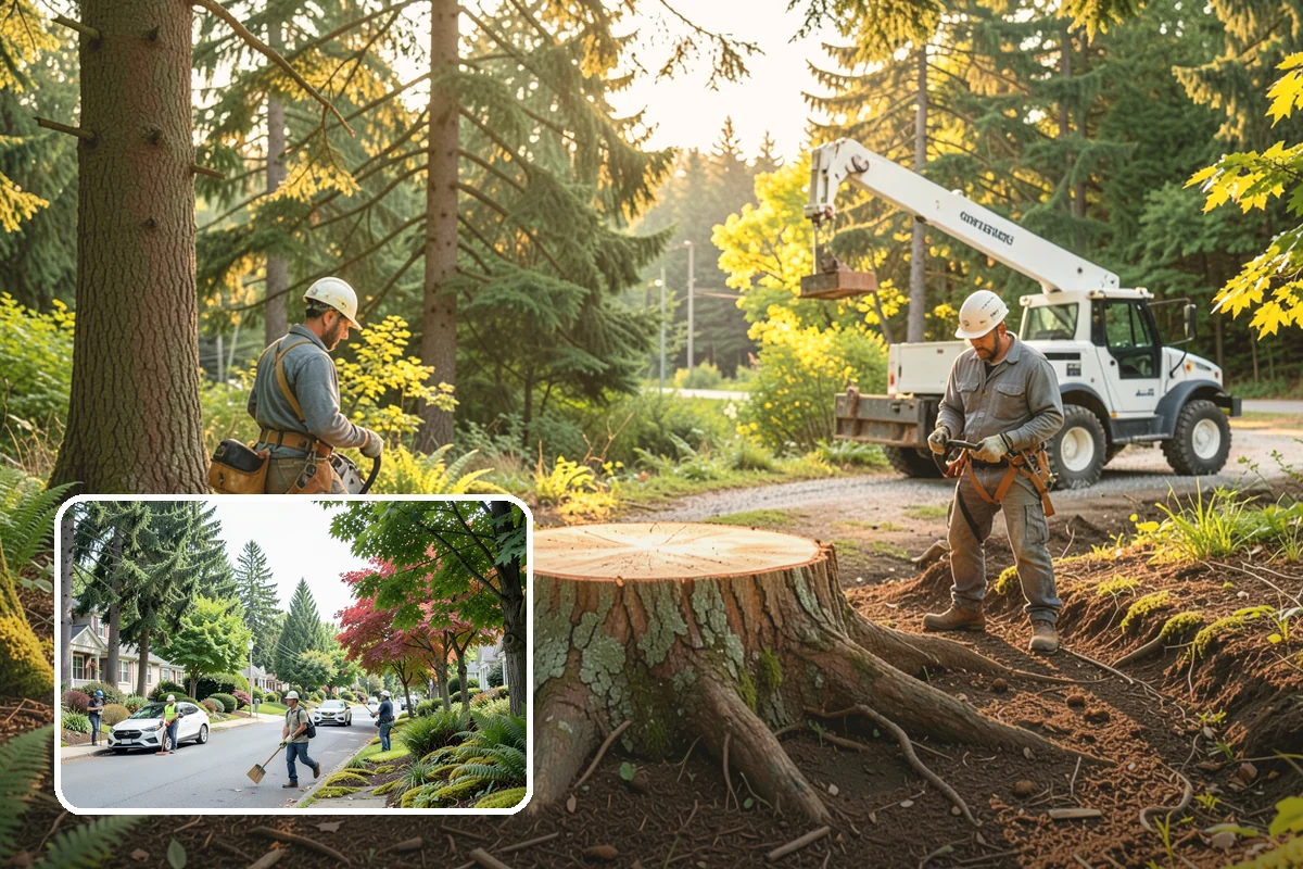 Tree replacement in Beaux Arts Village, King County, WA - Restores and expands tree cover