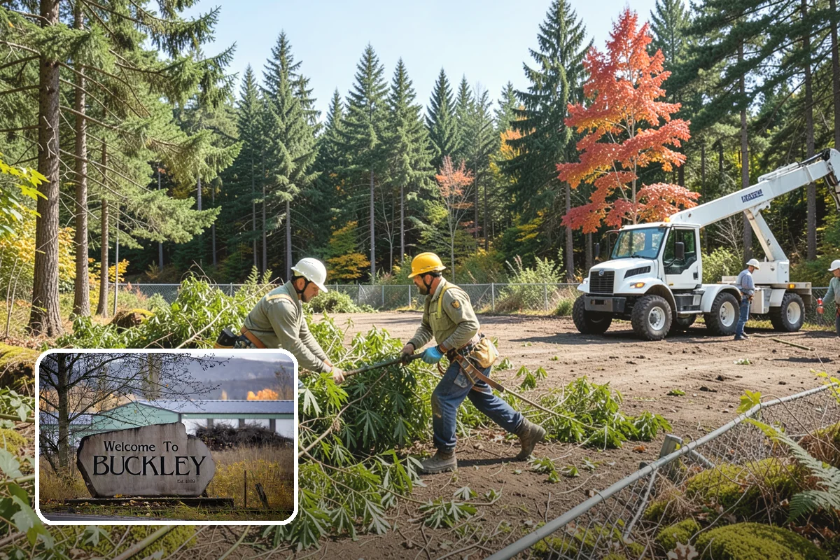 Tree replacement in Buckley, Pierce County, WA - Restores and expands tree cover
