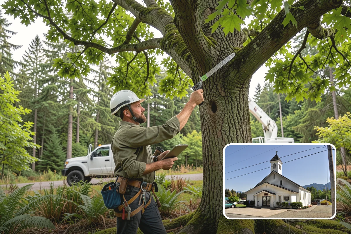 Tree replacement in Concrete, Skagit County, WA - Restores and expands tree cover