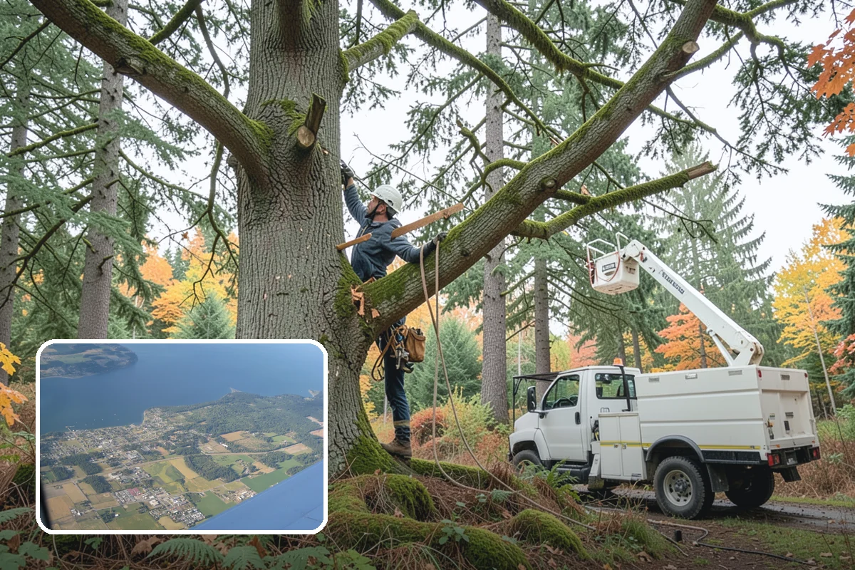 Tree replacement in Coupeville, Island County, WA - Restores and expands tree cover