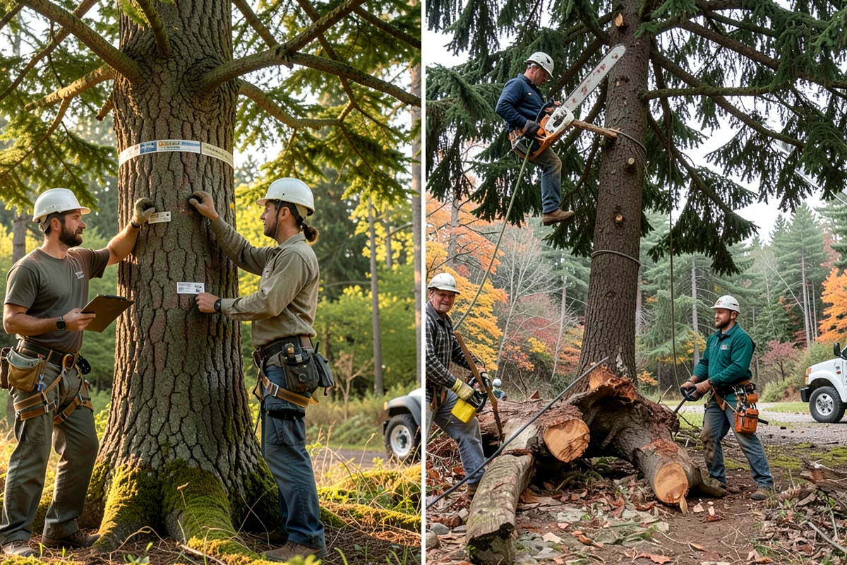 Tree replacement in Enumclaw, King County, WA - Assess site conditions and select suitable species