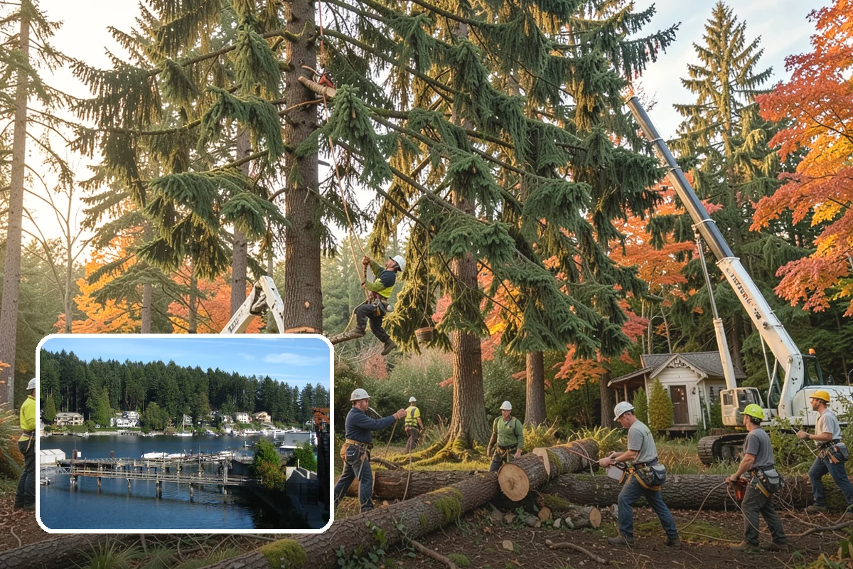Tree replacement in Gig Harbor, Pierce County, WA - Restores and expands tree cover