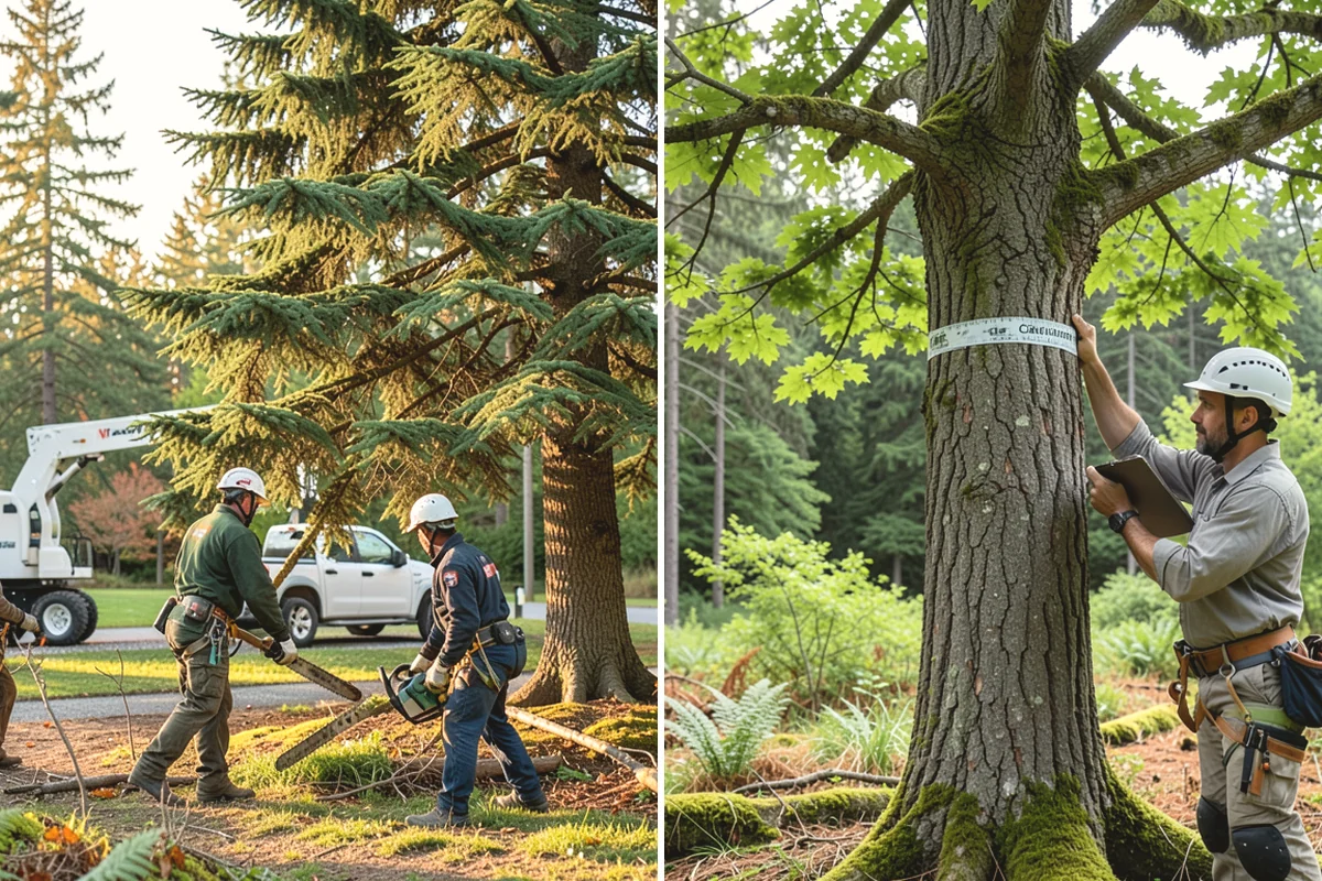 Tree replacement in Mercer Island, King County, WA - Assess site conditions and select suitable species