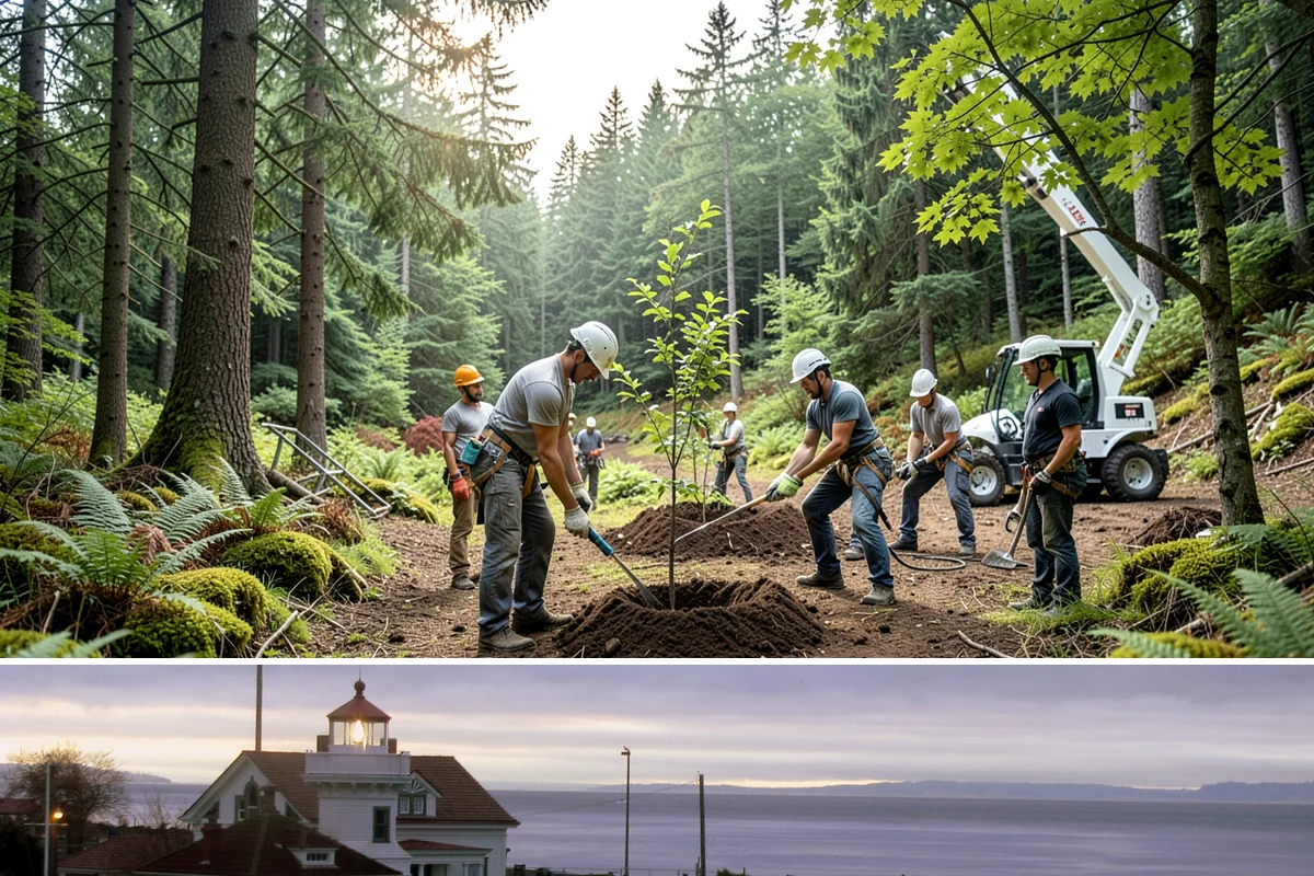 Tree replacement in Mukilteo, Snohomish County, WA - Planting is best performed in late fall or early spring to allow root establishment before summer heat, avoiding periods of deep...