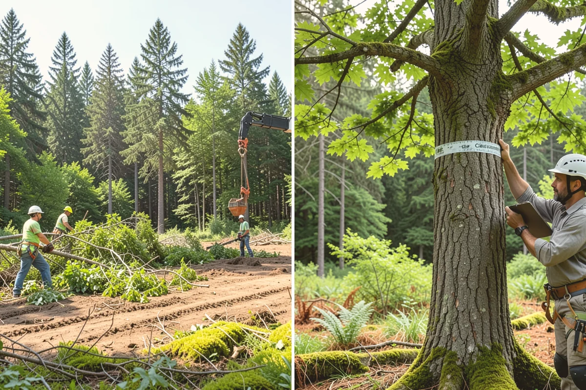 Tree replacement in Orting, Pierce County, WA - Assess site conditions and select suitable species