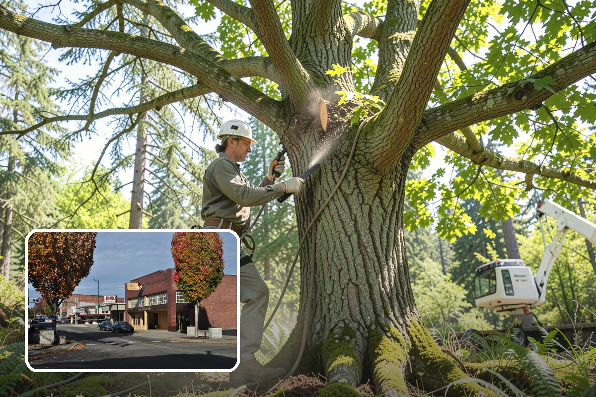 Tree replacement in Puyallup, Pierce County, WA - Restores and expands tree cover