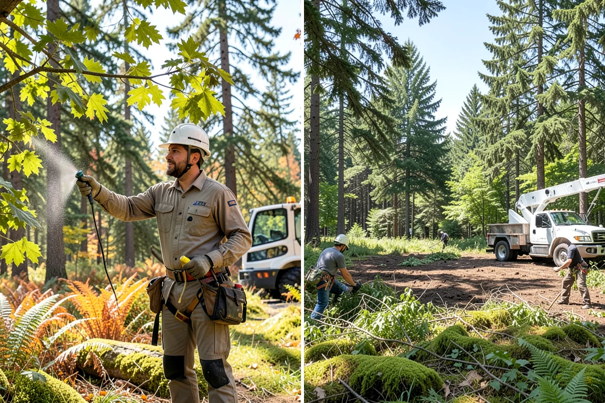 Tree replacement in Puyallup, Pierce County, WA - Assess site conditions and select suitable species