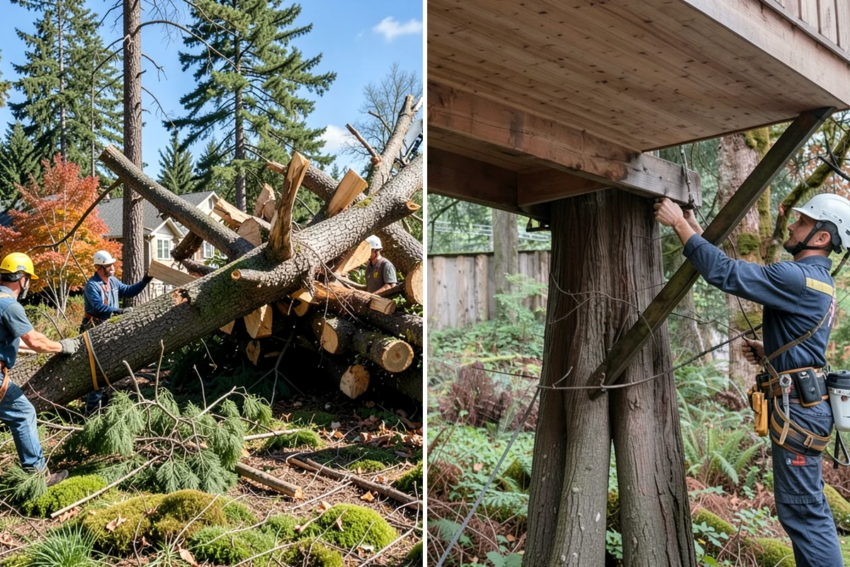 Tree replacement in Snoqualmie, King County, WA - Assess site conditions and select suitable species