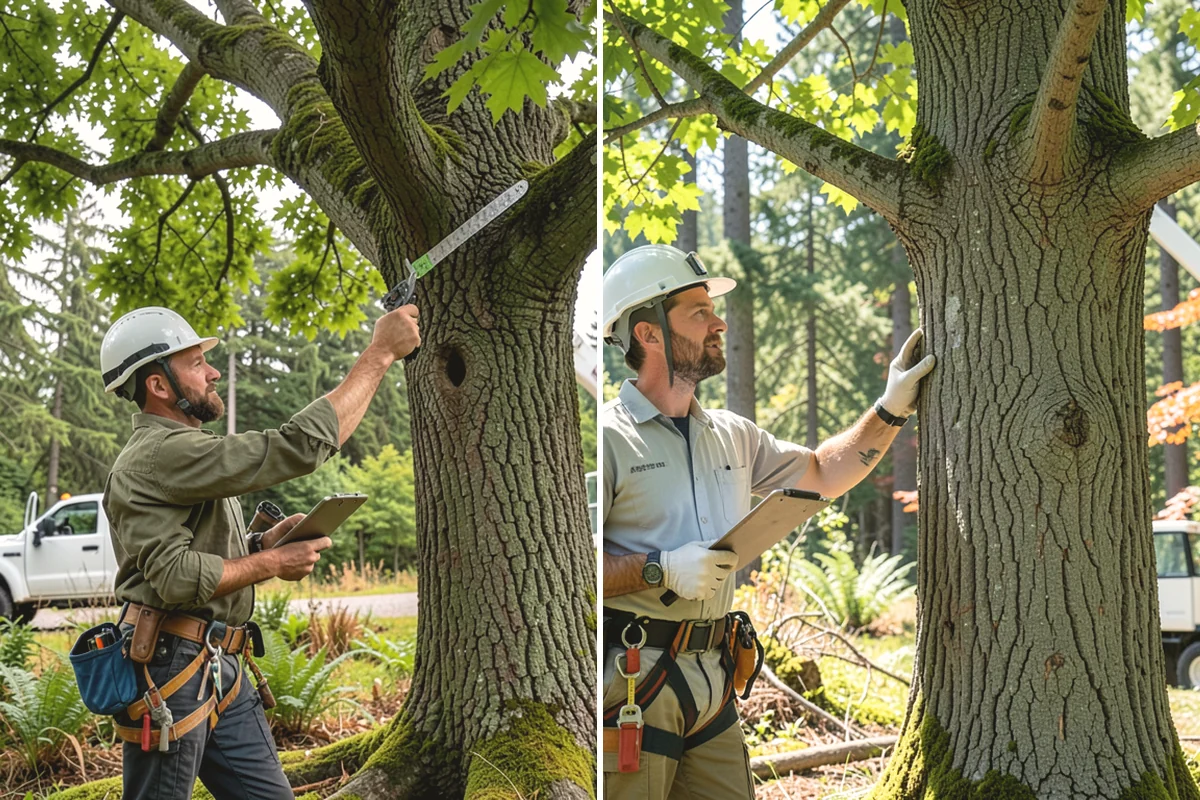 Tree replacement in Tukwila, King County, WA - Assess site conditions and select suitable species