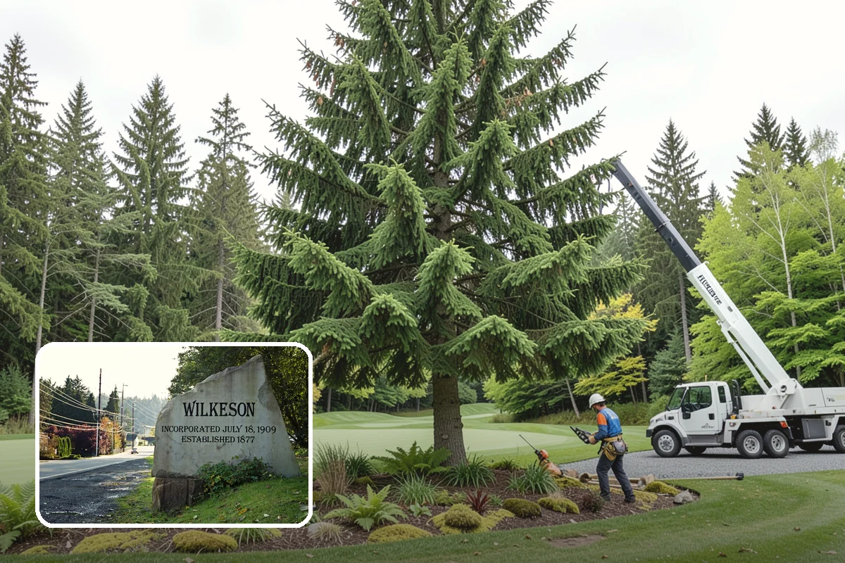Tree replacement in Wilkeson, Pierce County, WA - Restores and expands tree cover