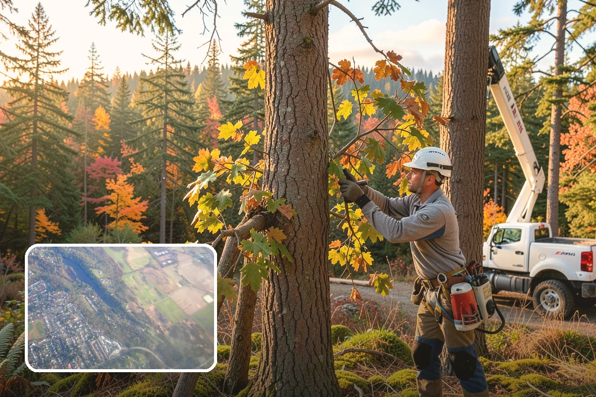Tree risk assessment in Algona, King County, WA - Supports long-term tree health and stability