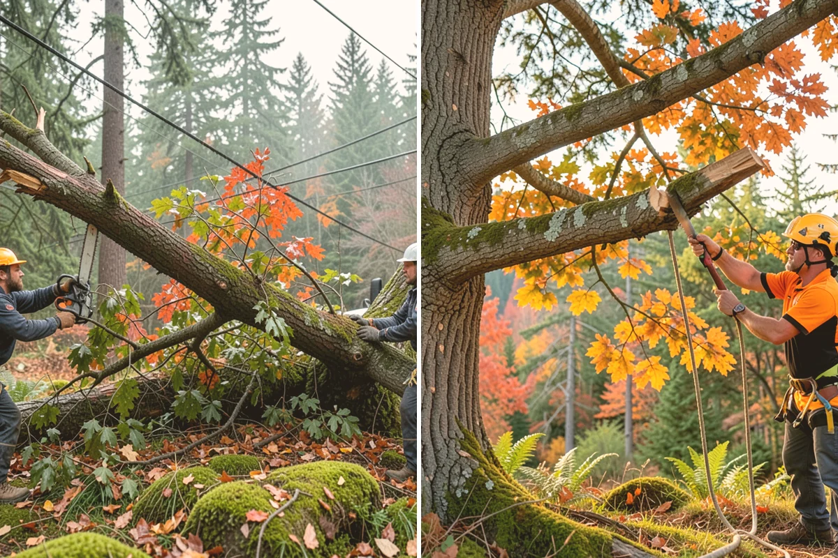 Tree risk assessment in Algona, King County, WA - Inspect the tree and its site