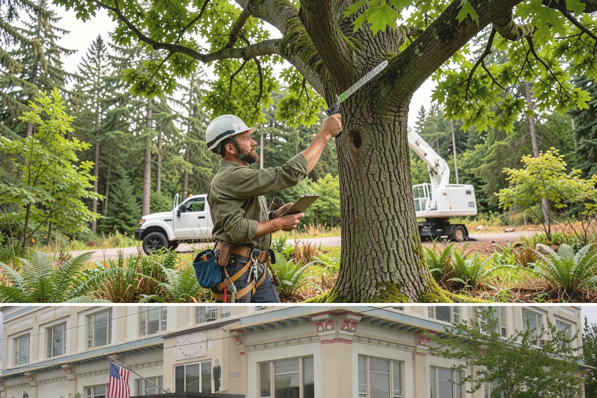 Tree risk assessment in Anacortes, Skagit County, WA - This assessment can be performed year-round in the Puget Sound climate but may require adjusted scheduling for frozen ground that...