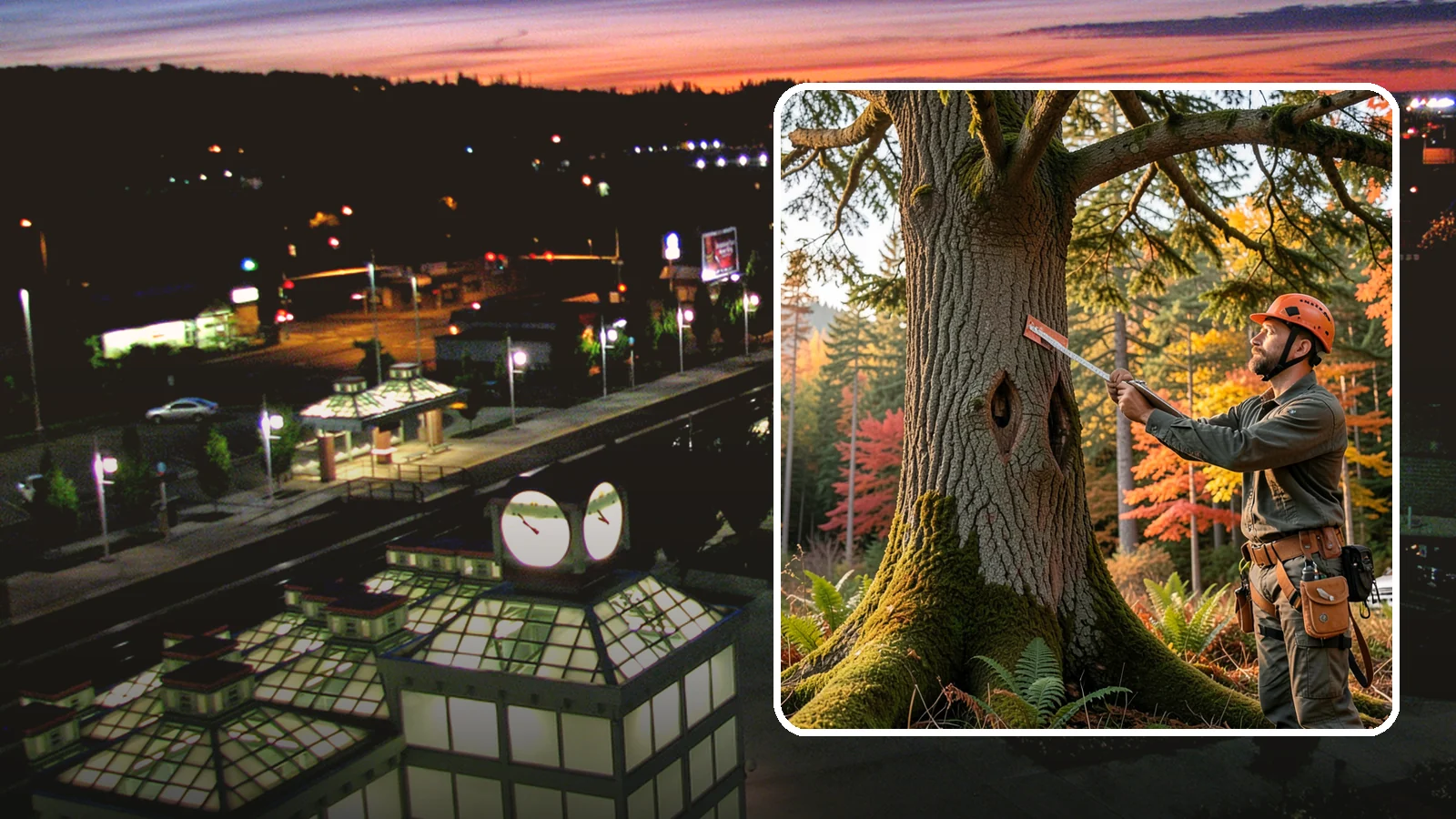 Tree risk assessment in Auburn, King County, WA - A structured assessment of the likelihood and consequences of tree failure.