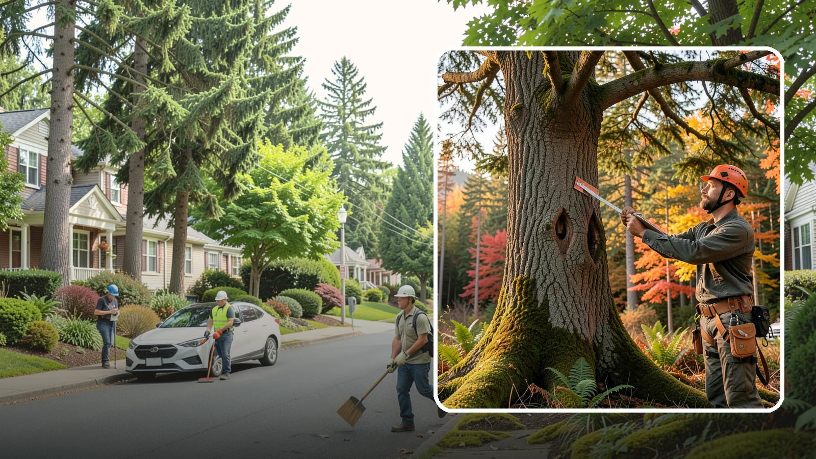 Tree risk assessment in Beaux Arts Village, King County, WA - A structured assessment of the likelihood and consequences of tree failure.