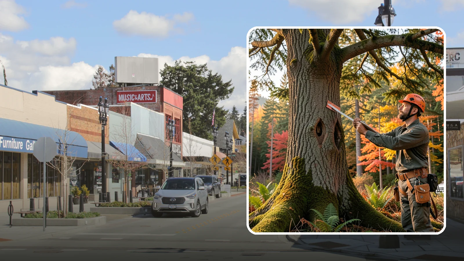 Tree risk assessment in Bothell, King County, WA - A structured assessment of the likelihood and consequences of tree failure.
