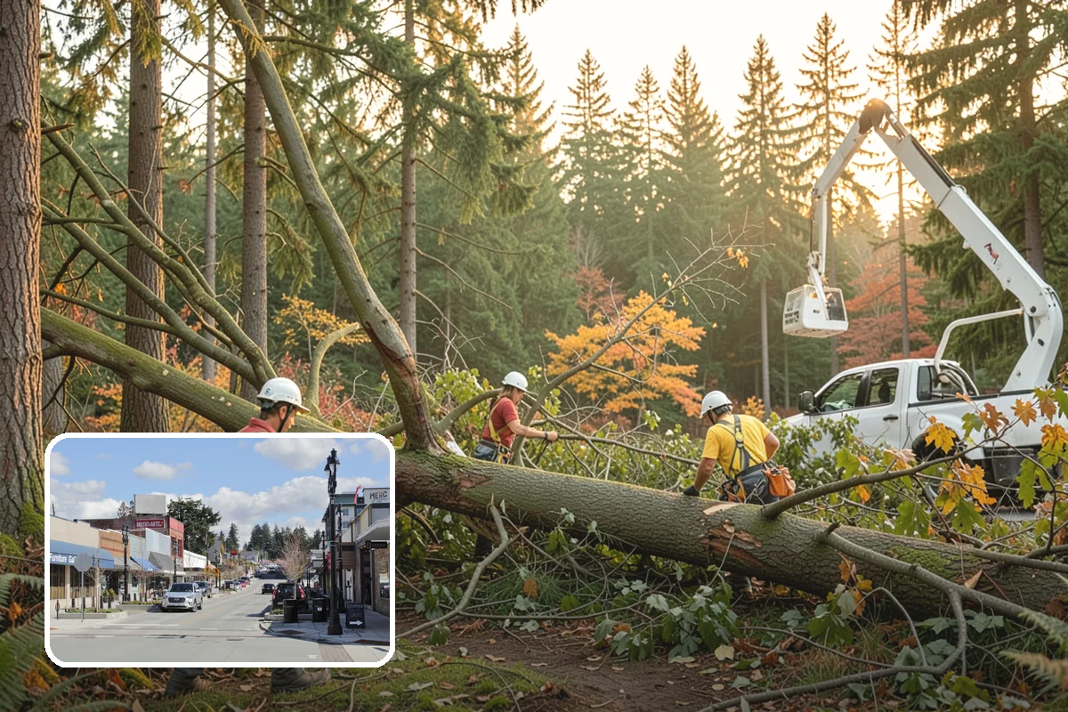 Tree risk assessment in Bothell, King County, WA - Supports long-term tree health and stability