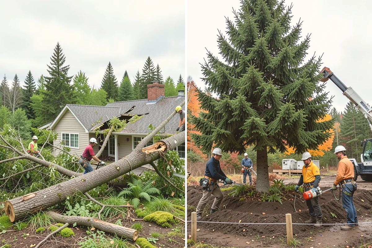 Tree risk assessment in Bothell, King County, WA - Inspect the tree and its site