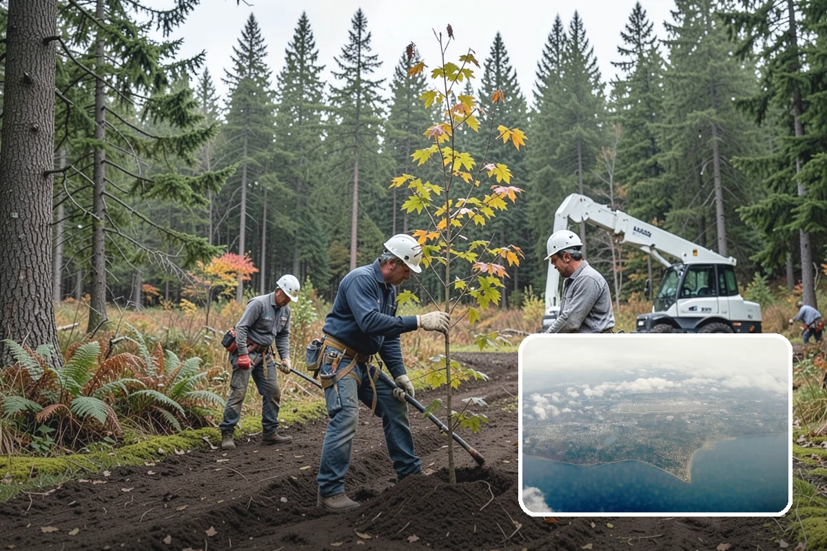 Tree risk assessment in Burien, King County, WA - Supports long-term tree health and stability