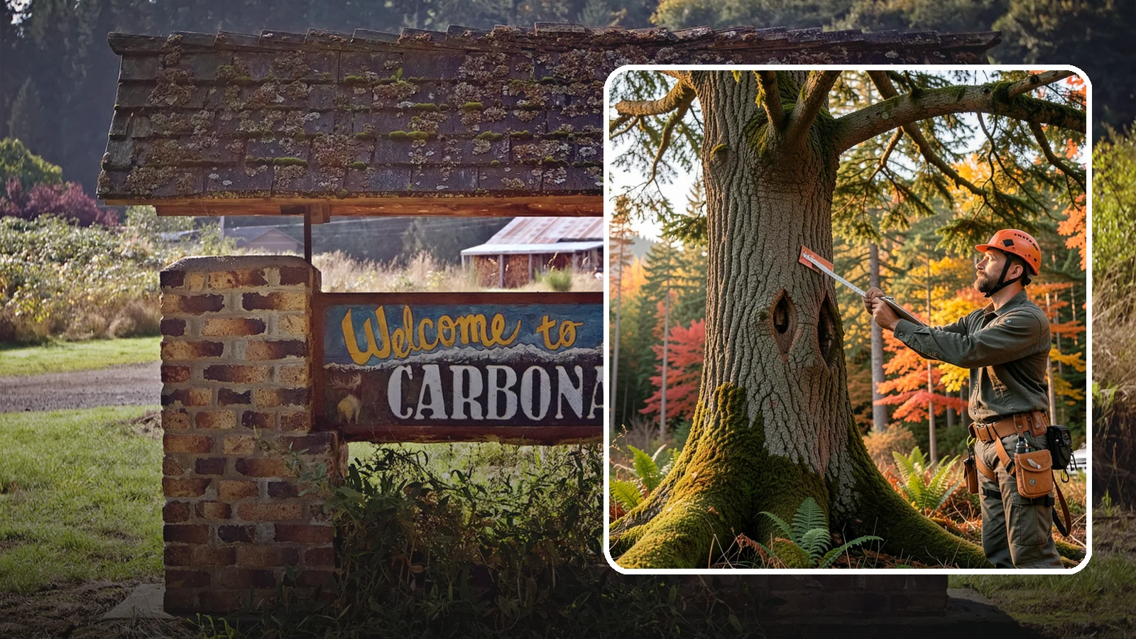Tree risk assessment in Carbonado, Pierce County, WA - A structured assessment of the likelihood and consequences of tree failure.