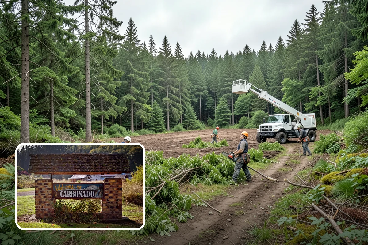 Tree risk assessment in Carbonado, Pierce County, WA - Supports long-term tree health and stability