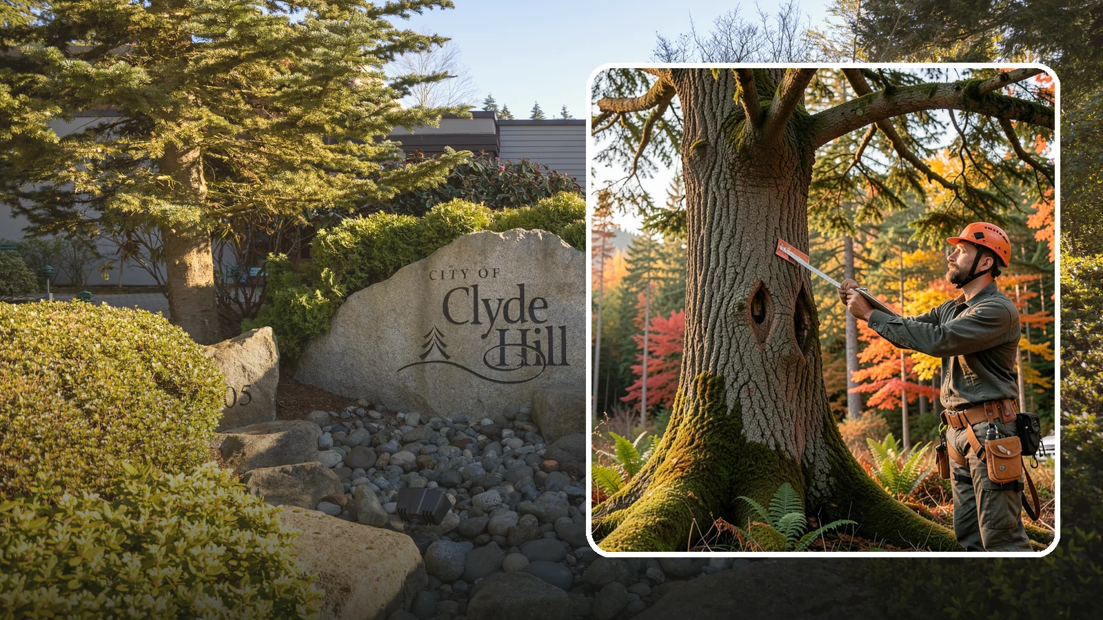 Tree risk assessment in Clyde Hill, King County, WA - A structured assessment of the likelihood and consequences of tree failure.