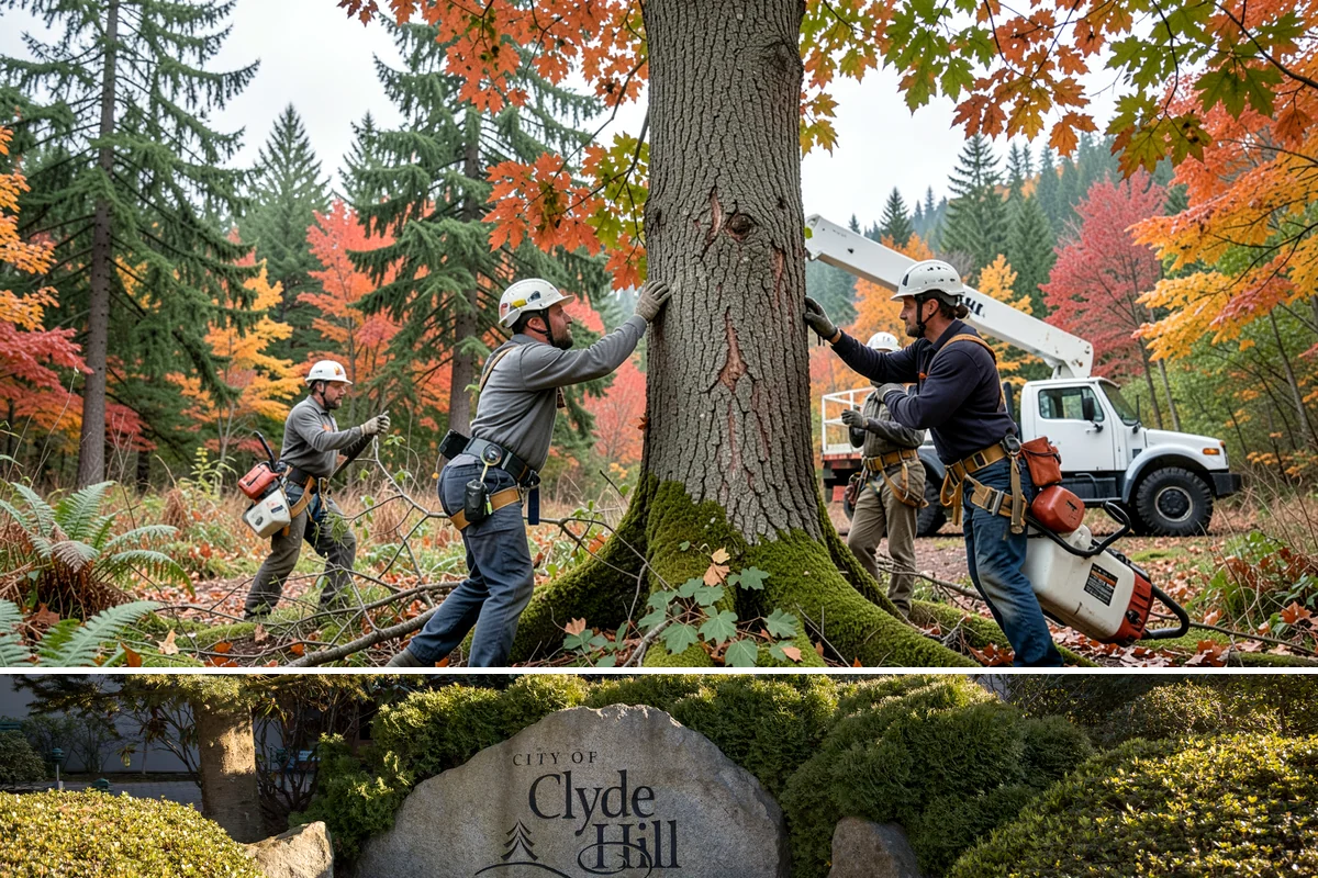 Tree risk assessment in Clyde Hill, King County, WA - This assessment can be performed year-round in the Puget Sound climate but may require adjusted scheduling for frozen ground that...