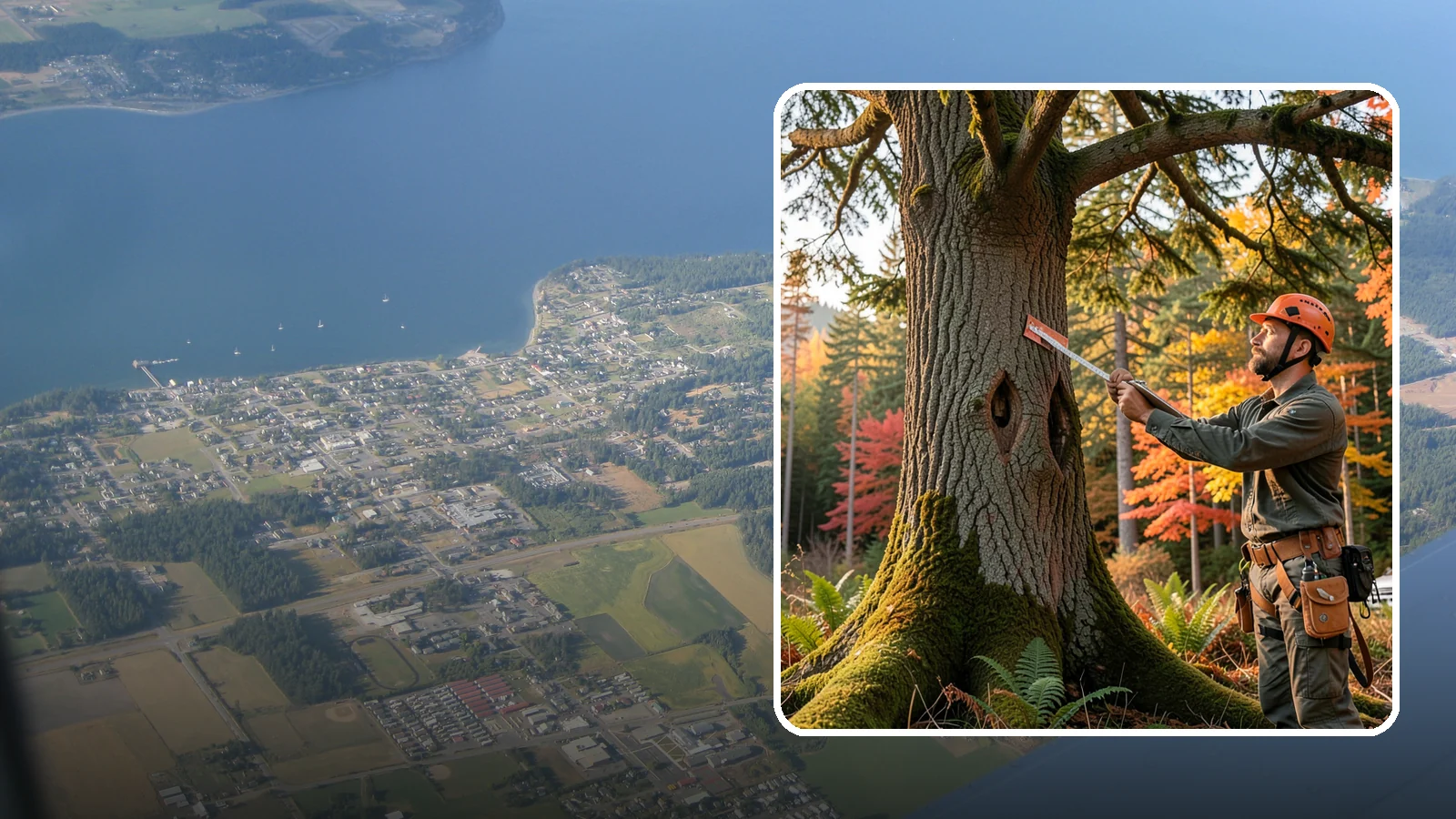 Tree risk assessment in Coupeville, Island County, WA - A structured assessment of the likelihood and consequences of tree failure.