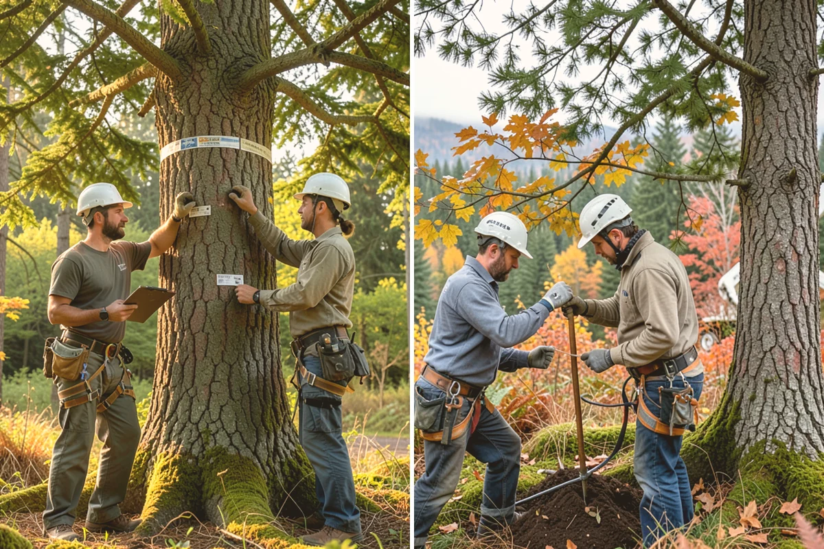 Tree risk assessment in Eatonville, Pierce County, WA - Inspect the tree and its site