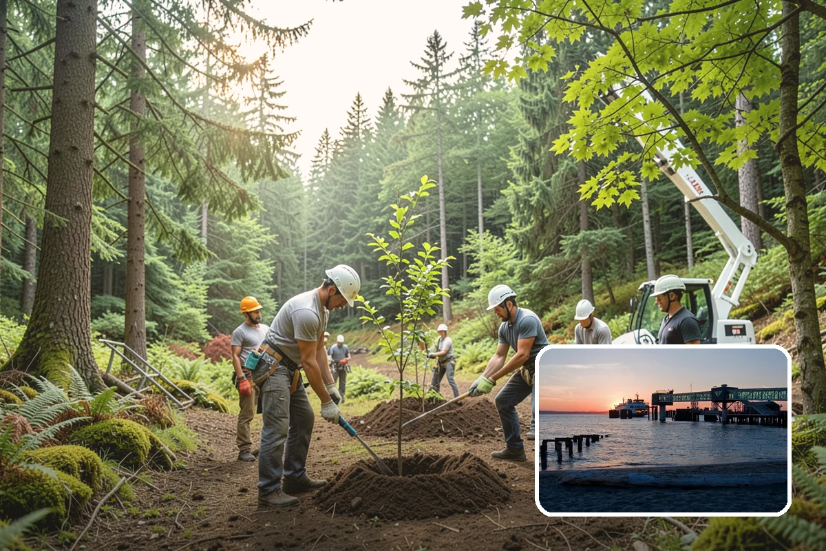 Tree risk assessment in Edmonds, Snohomish County, WA - Supports long-term tree health and stability