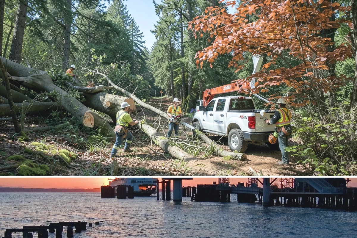 Tree risk assessment in Edmonds, Snohomish County, WA - This assessment can be performed year-round in the Puget Sound climate but may require adjusted scheduling for frozen ground that...
