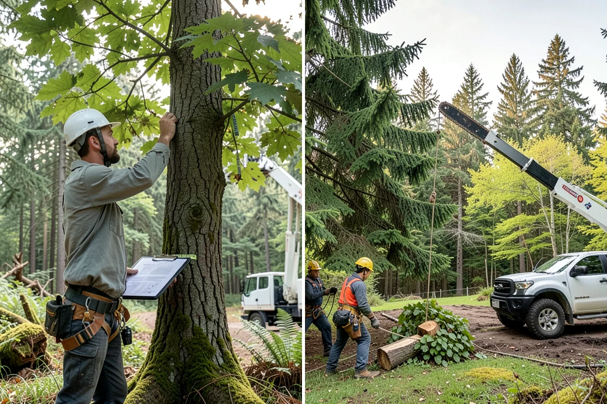 Tree risk assessment in Enumclaw, King County, WA - Inspect the tree and its site