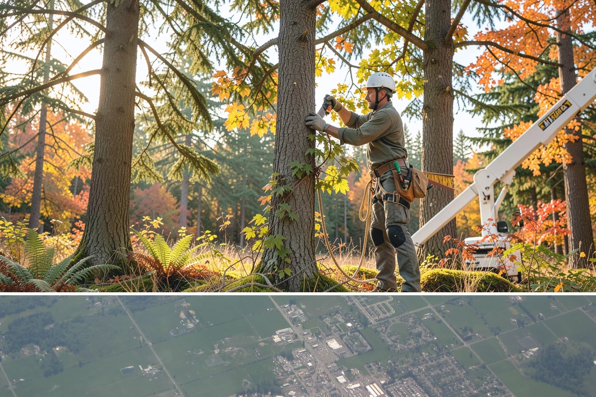 Tree risk assessment in Enumclaw, King County, WA - This assessment can be performed year-round in the Puget Sound climate but may require adjusted scheduling for frozen ground that...