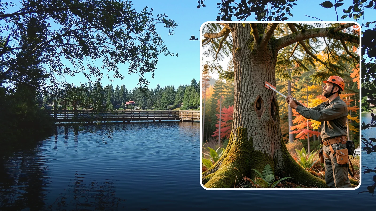 Tree risk assessment in Federal Way, King County, WA - A structured assessment of the likelihood and consequences of tree failure.