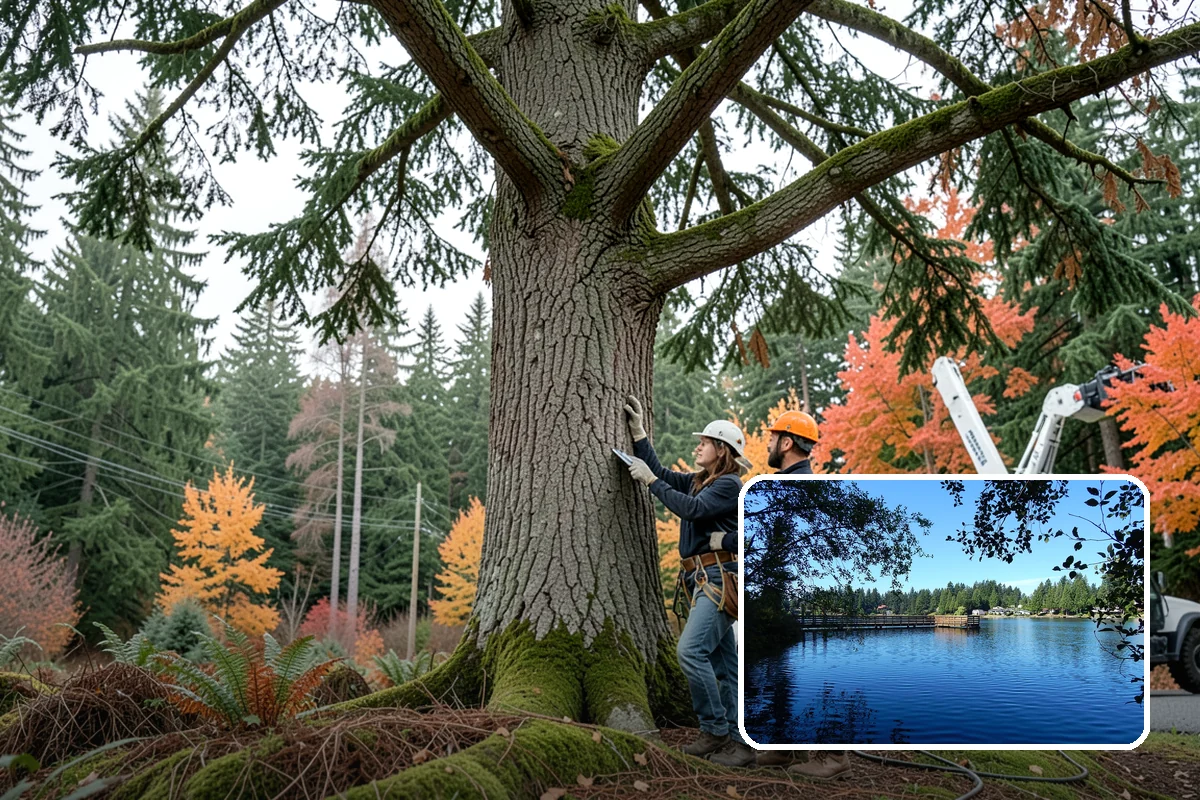 Tree risk assessment in Federal Way, King County, WA - Supports long-term tree health and stability