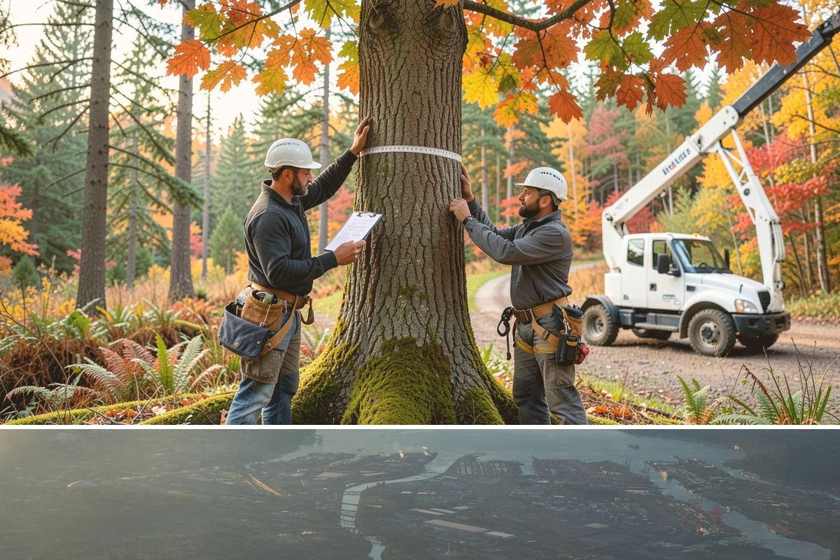 Tree risk assessment in Fife, Pierce County, WA - This assessment can be performed year-round in the Puget Sound climate but may require adjusted scheduling for frozen ground that...