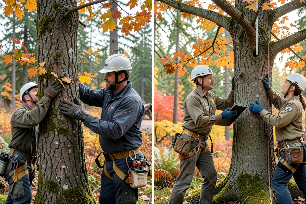 Tree risk assessment in Fircrest, Pierce County, WA - Inspect the tree and its site