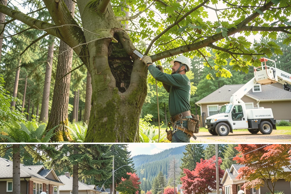 Tree risk assessment in Hunts Point, King County, WA - This assessment can be performed year-round in the Puget Sound climate but may require adjusted scheduling for frozen ground that...