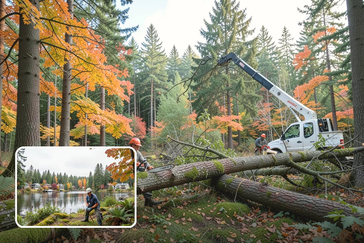 Tree risk assessment in La Conner, Skagit County, WA - Supports long-term tree health and stability