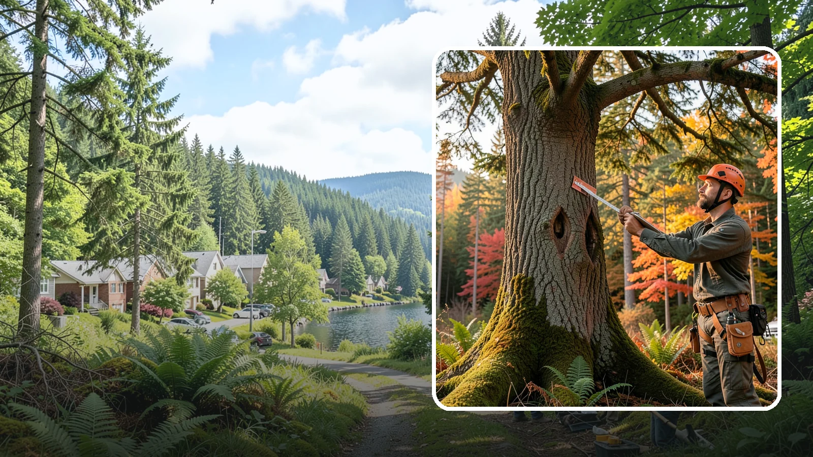 Tree risk assessment in Lake Forest Park, King County, WA - A structured assessment of the likelihood and consequences of tree failure.
