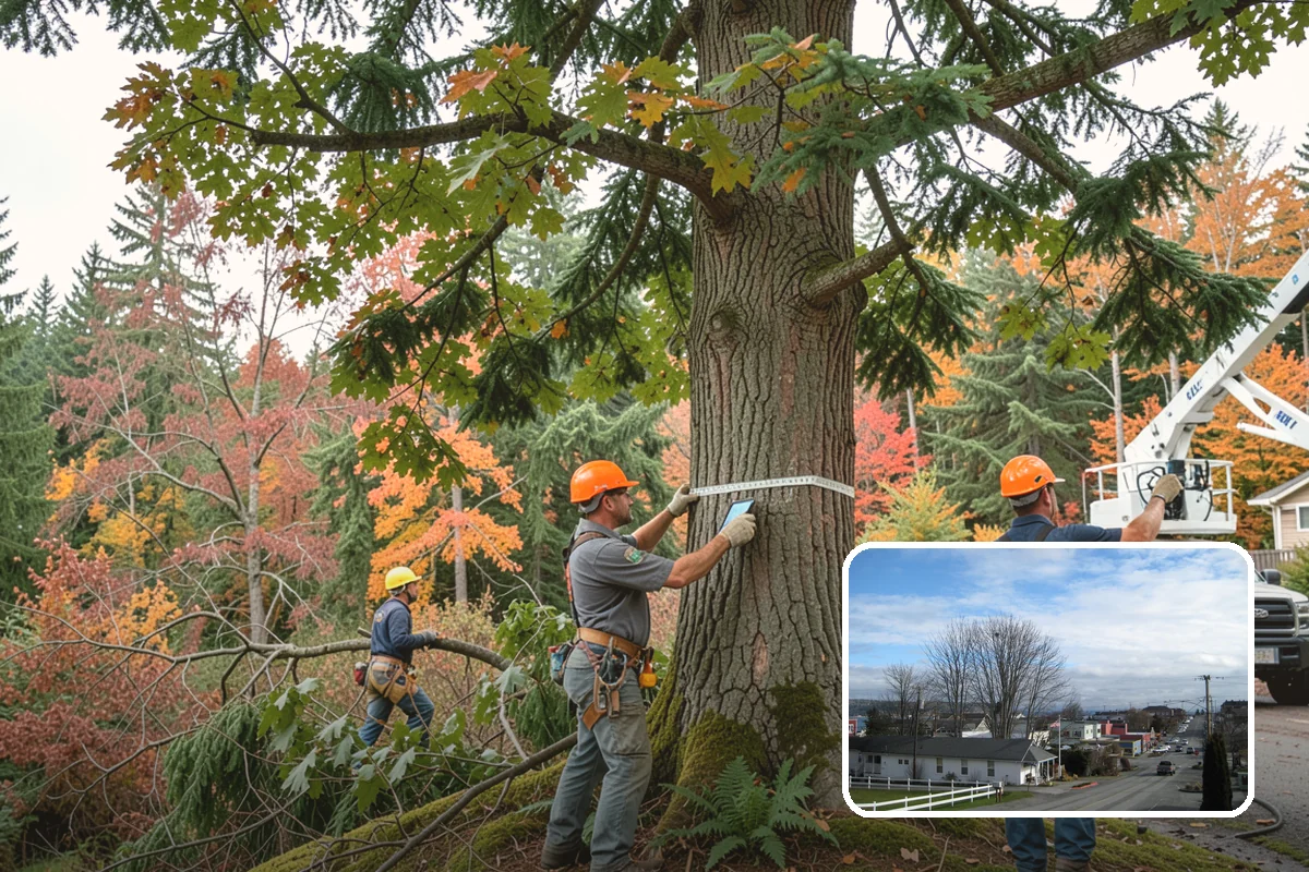 Tree risk assessment in Langley, Island County, WA - Supports long-term tree health and stability