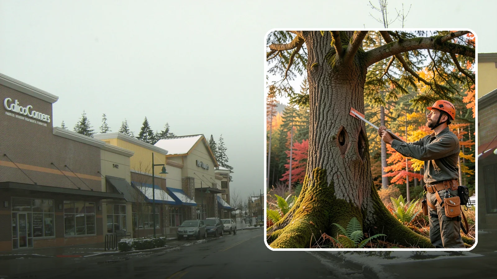 Tree risk assessment in Mill Creek, Snohomish County, WA - A structured assessment of the likelihood and consequences of tree failure.