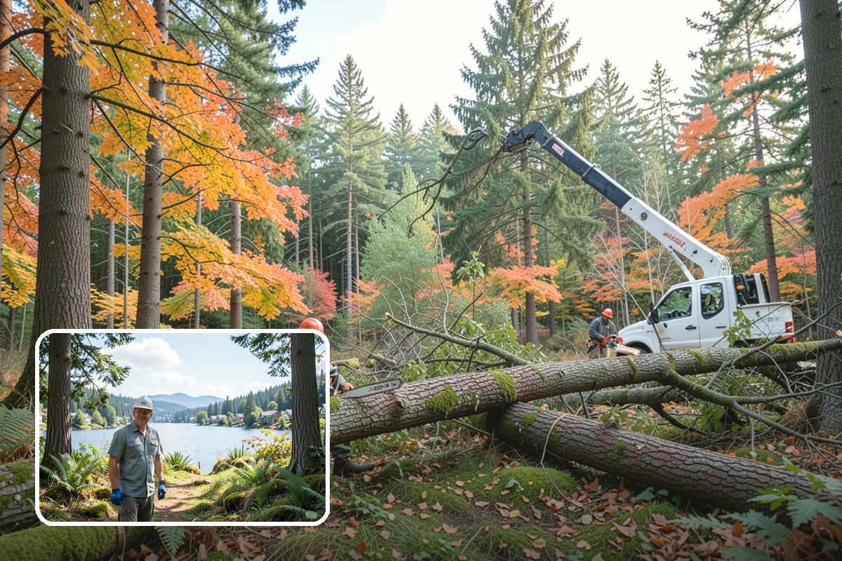 Tree risk assessment in Milton, King County, WA - Supports long-term tree health and stability