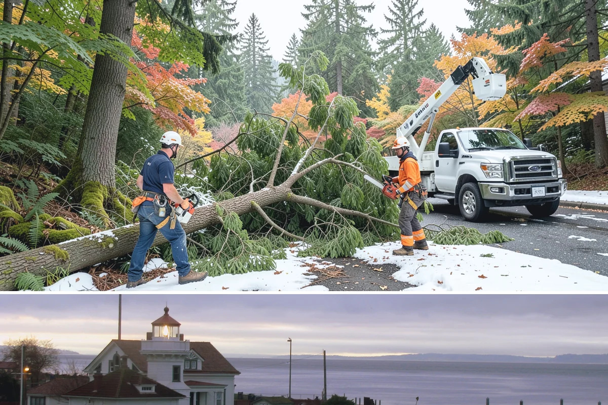 Tree risk assessment in Mukilteo, Snohomish County, WA - This assessment can be performed year-round in the Puget Sound climate but may require adjusted scheduling for frozen ground that...
