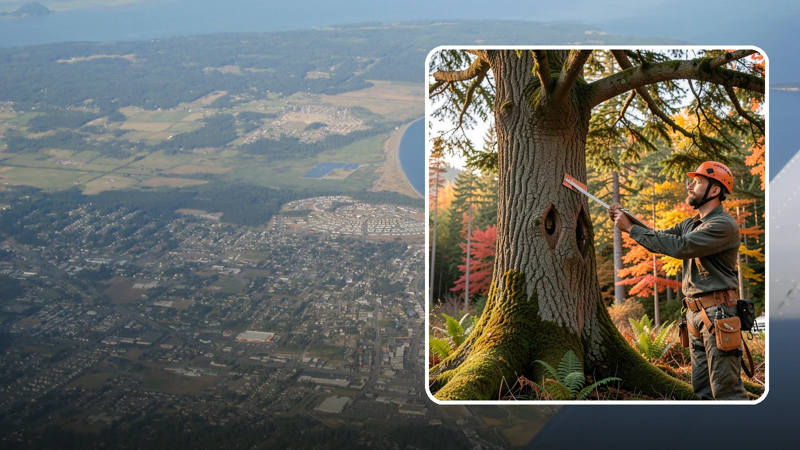 Tree risk assessment in Oak Harbor, Island County, WA - A structured assessment of the likelihood and consequences of tree failure.